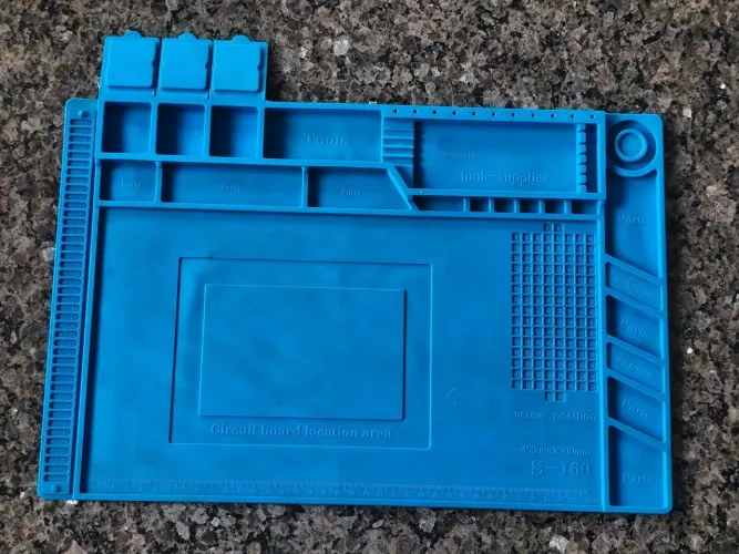 MANTA DE SILICONE S-160 PRA BANCADA DE ELETRÔNICA