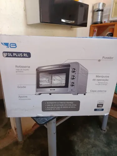 Forno 70 litros nunca usado novo na caixa