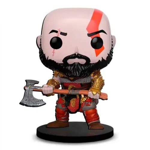 Boneco Kratos estilo Funko Pop - God of War - Réplica