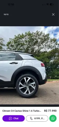 Citroen C4 Cactus Feel Bus. 1.6 Flex Aut.(pcd) 2020