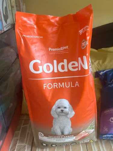 Ração golden salmão e arroz 