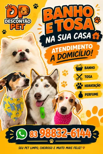 BANHO PET A DOMICÍLIO ! banho e tosa , pet shop pet domicílio