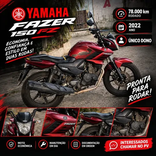 Moto yamaha fazer 150