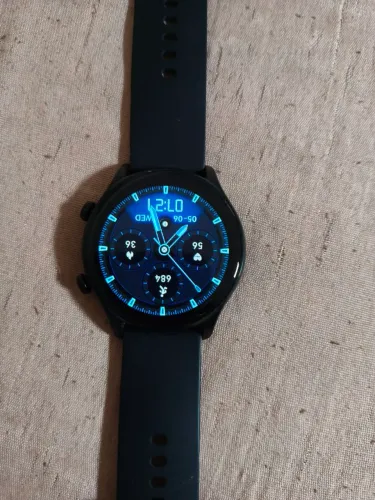 Relógio Smartwatch redondo, recebe ligação, msgs etc