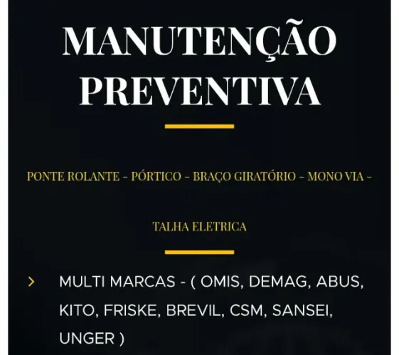 ASSYSTECKI Manutenção em Equipamentos de Movimentação de Carga