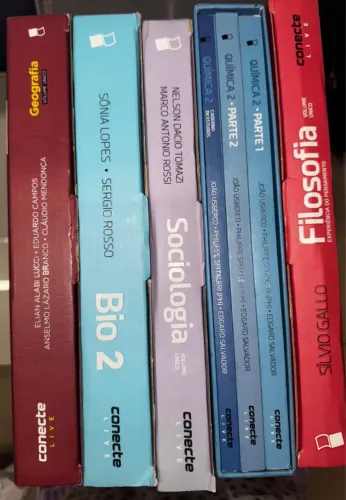 Livros Didáticos Ensino Médio (2º Ano e Volumes Únicos) - Coleção Conecte Live / Saraiva