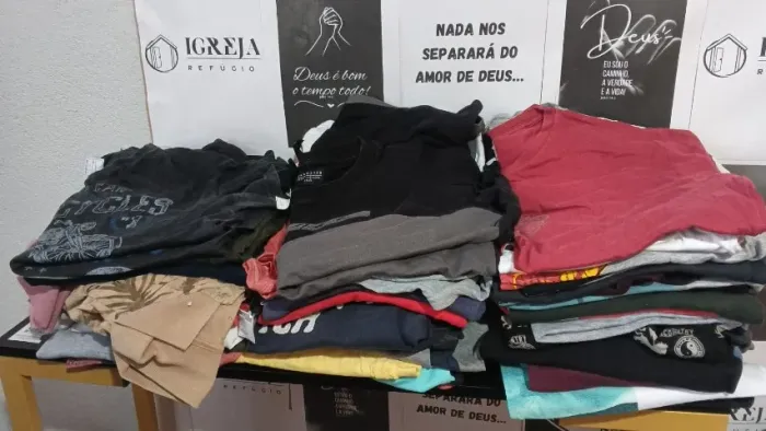 Lote camiseta masculina para brechó