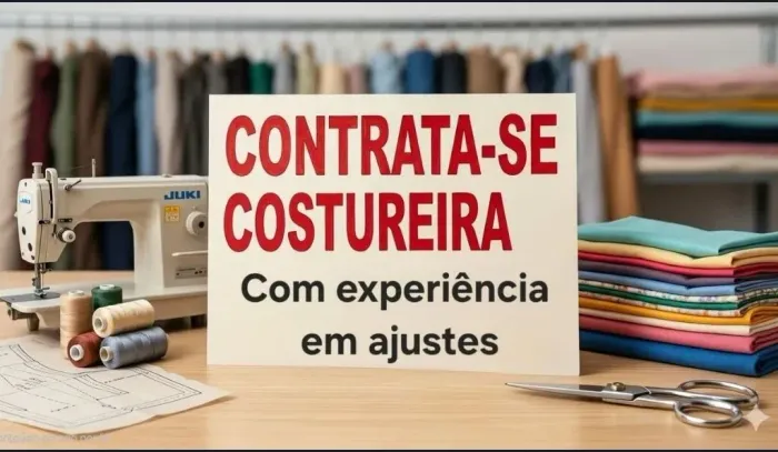 VAGA COSTUREIRA- AJUSTES E REPAROS 