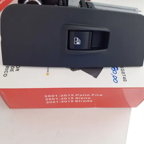 Botão para vidro elétrico para Palio Fire.Siena.Strada instalado no seu carro