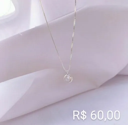 Colar Feminino Prata