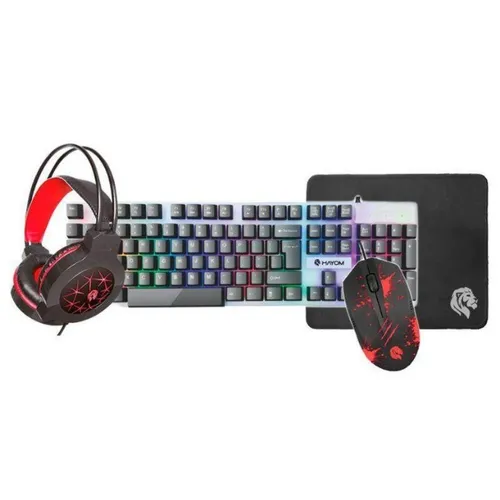 Combo Gamer 4 em 1 teclado+mouse+mousepad+headset Atacado e Varejo 