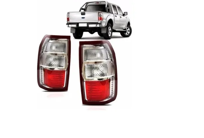 Par Lanterna Traseira Bicolor Ford Ranger 2010 2011 2012
