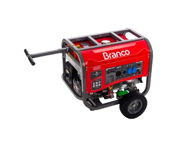Gerador de Energia Gasolina 11 KVA Monof. 110/220V Branco B4T11000E  part. Elétrica  