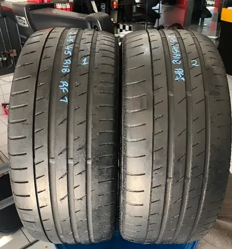 Kit 02 Pneus 245/45r18 Continental Sportcontact 3 Run flat (usado)