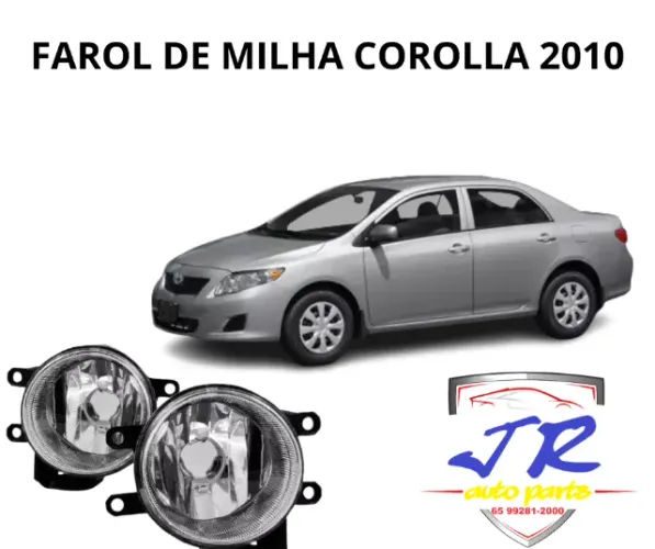 Par farol de milha corolla 2010