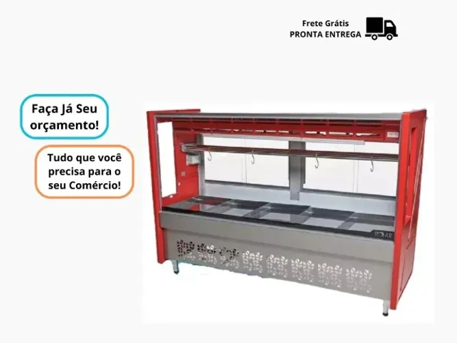 Balcão de Carne 1,75M Novo Polar