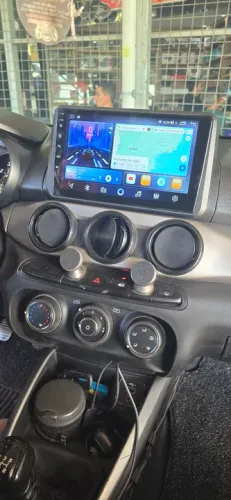 Central Multimídia fiat Argo 9 polegadas Android carplay sem fio e Android Auto 
