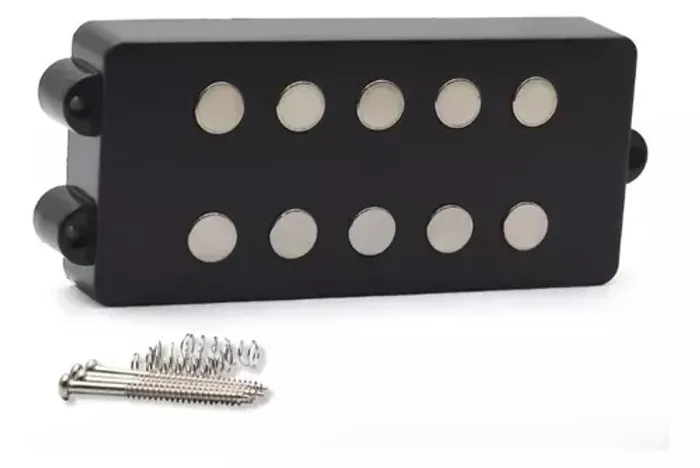 Captador Humbucker Ceramico Para Baixo Music Man 5 Cordas Ativo ou Passivo 4 fios