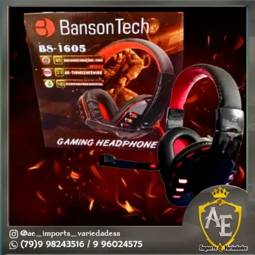Fone gamer headset