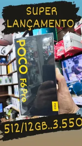 Xiaomi Poco F6 Pro 5G 512GB. Novo lacrado com garantia e pronta entrega.