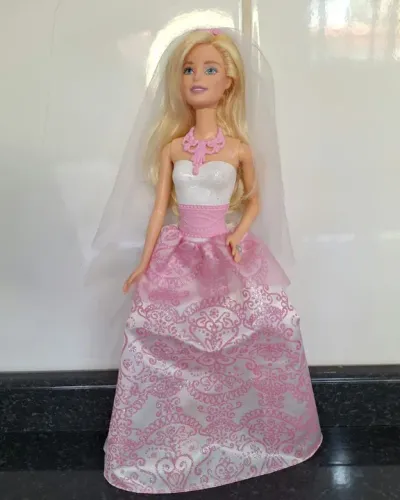 Boneca Barbie Noiva Pronta para o Casamento Mattel 1999
