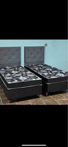 Camas box solteiro Diana, pronta entrega 
