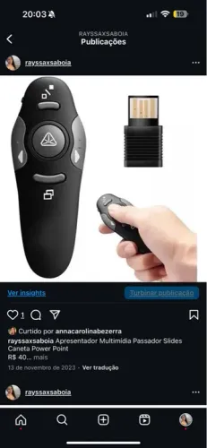 Apresentador de slides 