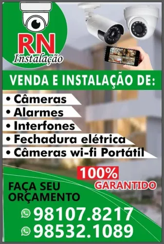 Câmeras, Alarmes, Interfones e muito mais!  