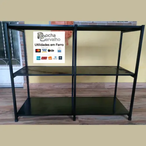 Estante/Balcão Estilo Industrial Reforçada 95x120x40. Sob Encomenda. Orçamos sob medida.