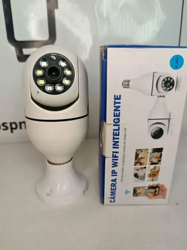 Camera lâmpada IP wi-fi 360