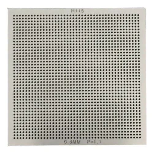 Stencil Calor Direto Universal 0.6mm Pitch 1.1 Bga Reballing