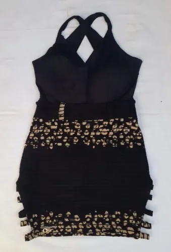 Vestido tubinho preto Mafia Brasileira 