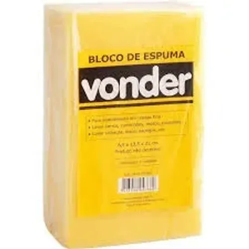 Bloco Espuma 22x13x6cm - Vonder
