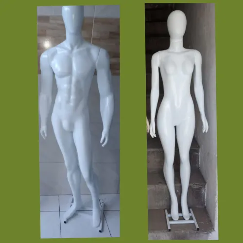 Promoção manequim masculino 280 reais e feminino 180 reais 