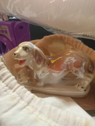 VINTAGE Escultura de Cão Antiga