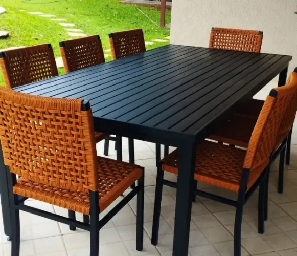 MESA RETANGULAR ÁREA EXTERNA