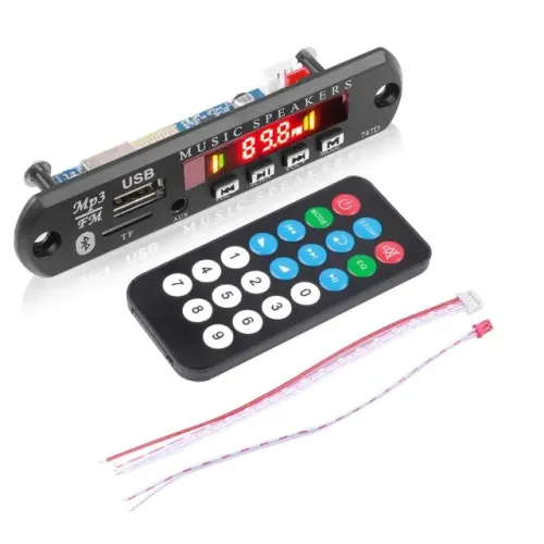 Placa Decodificador Usb iPhone Android Mp3 Fm Aux Bluetooth