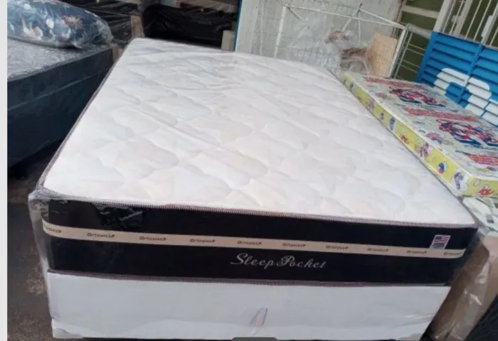 Cama casal molas ensacadas