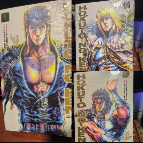 Mangás Hokuto no Ken 1,2 e 3 Lacrados