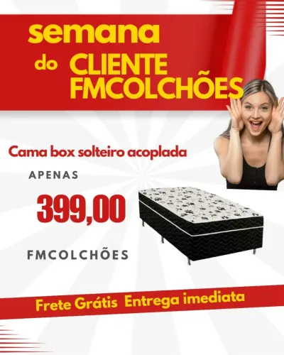 Liquidação de cama box com frete grátis
