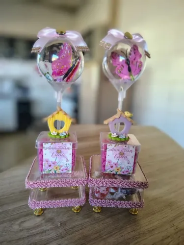 Centro de mesa para aniversário personalizado