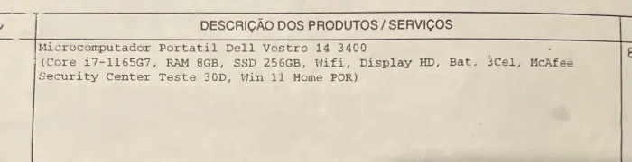 Laptop Dell vostro