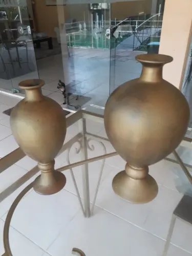 moringas de latão antiga para decoração