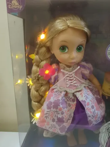 Boneca Rapunzel Disney com Luzes
