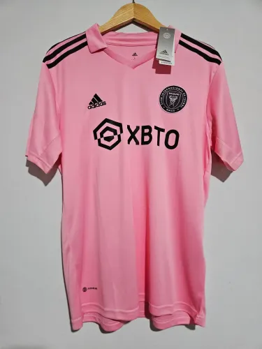 Camisa Camiseta Inter Miami I 1 Rosa Messi 10
