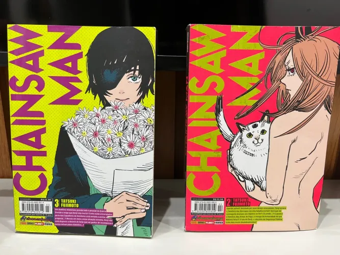Mangá Chainsaw Man Vol. 2 e 3 - Novos e Lacrados