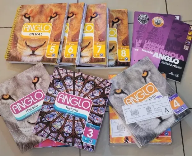 Livro Anglo Ensino Médio 2º Ano Conjunto completo