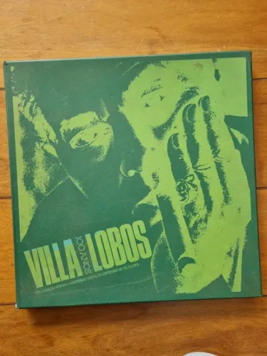 LP VINIL DISCO COLEÇÃO VILLA LOBOS 100 anos edição com 4 discos 