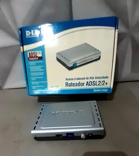 Roteador Adsl2/2+ Dlink Dsl-500B (na caixa)