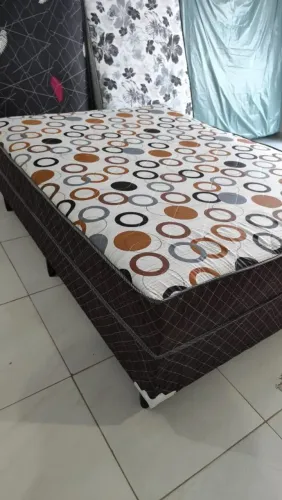 Cama box casal de molas ensacada 